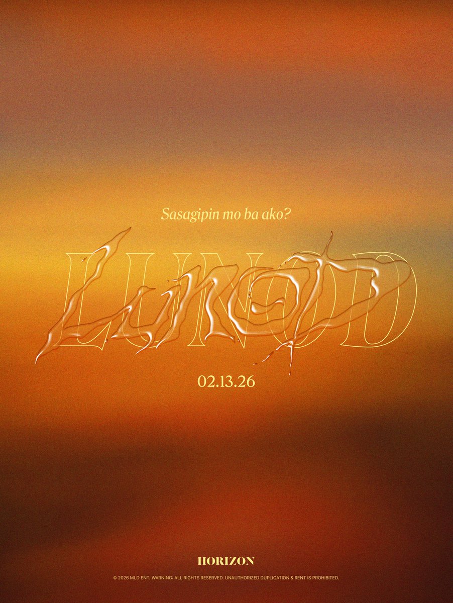 🚨 HORI7ON announces new single ‘LUNOD.’ Out February 13th.