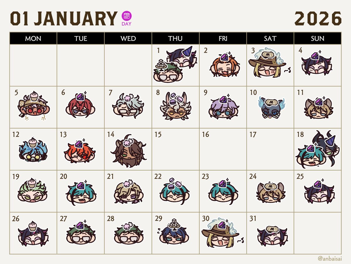 January has been done 💖