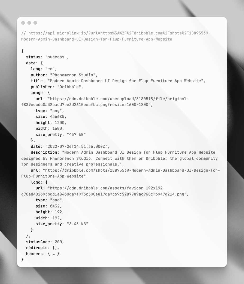 microlink.io tweet media