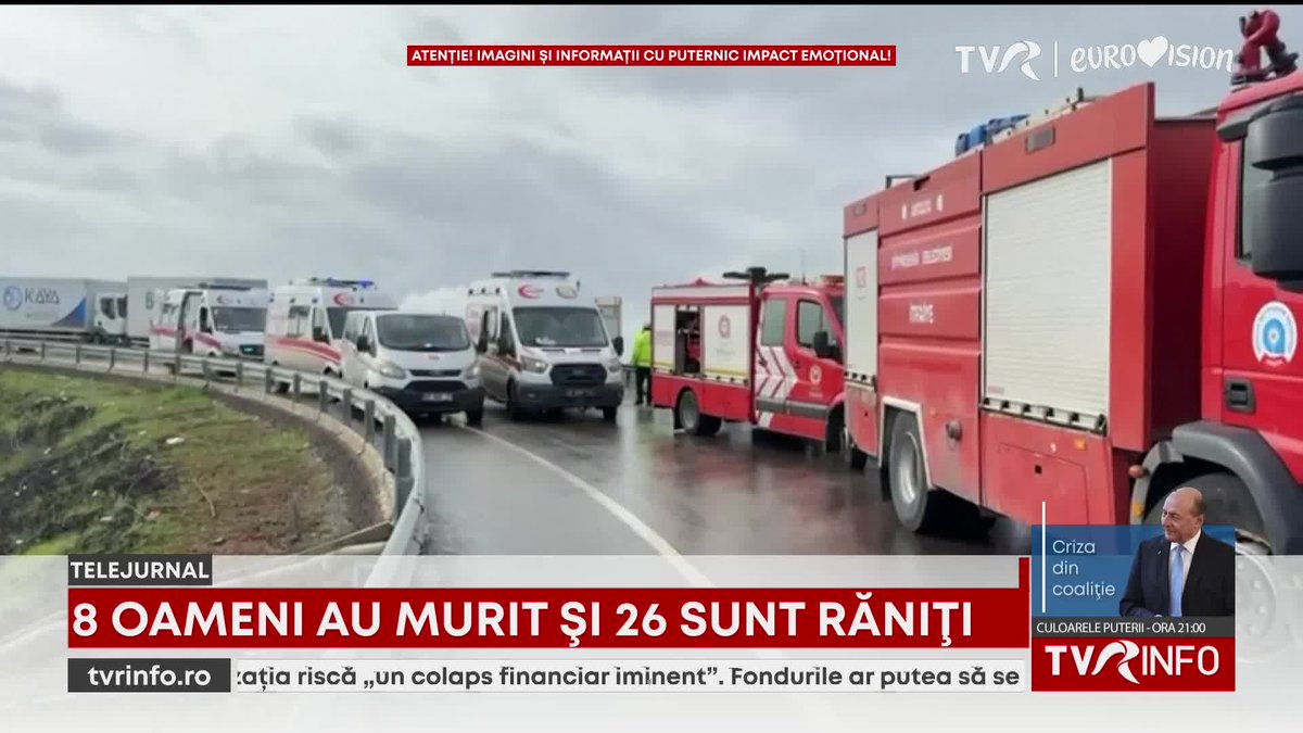 Un autobuz de pasageri s-a răsturnat în Antalya: cel puțin opt morți și zeci răniți tinyurl.com/pmen6tas