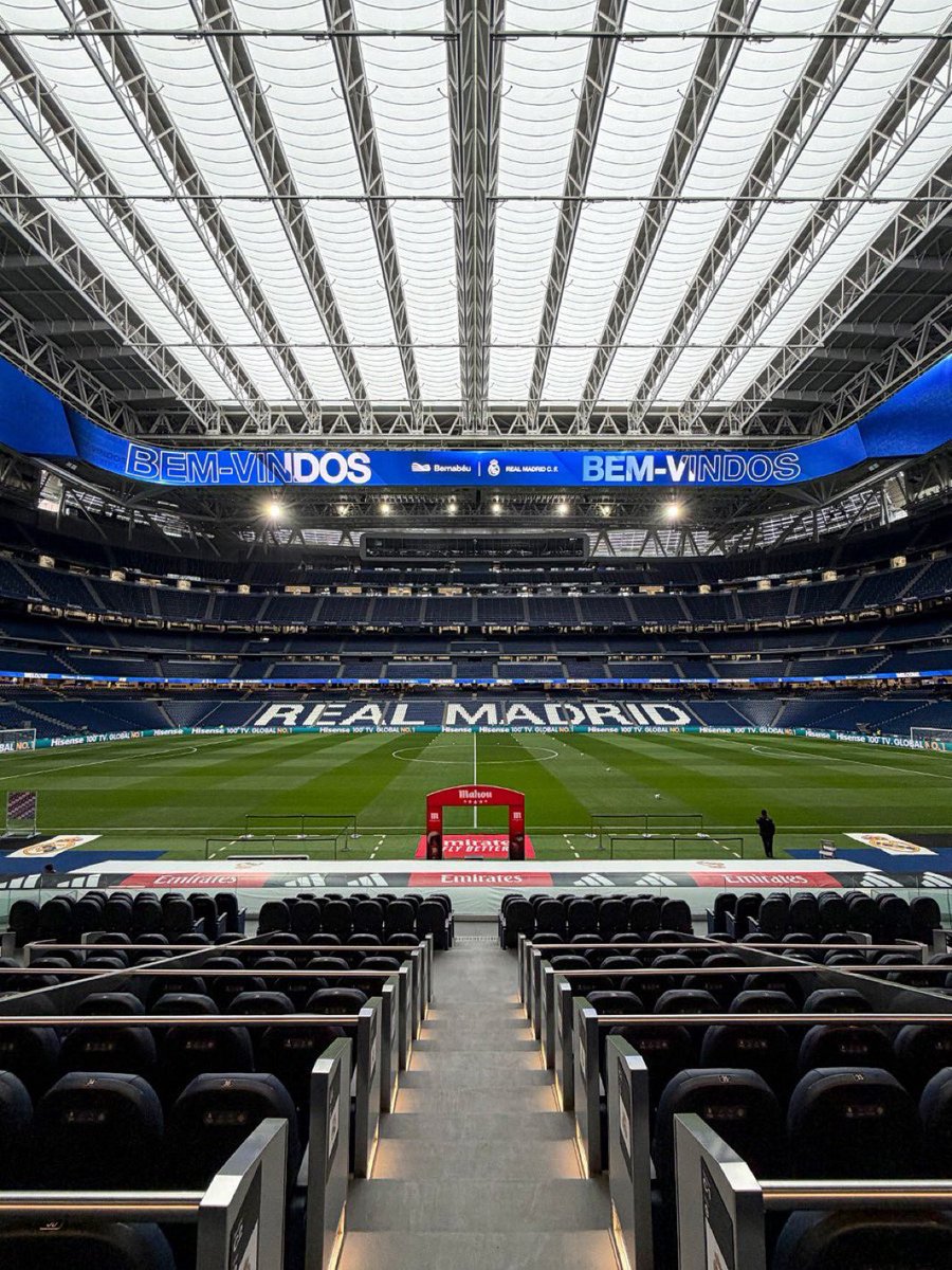 سانتياغو برنابيو جاهز ✅

السقف مغلق ✅