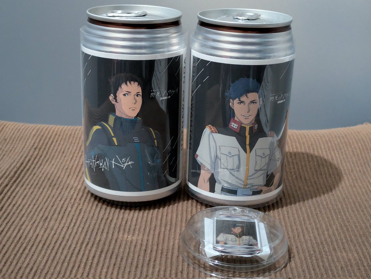 ハサウェイのラベル缶見付けたので購入。 1本目ハサウェイ。MSが