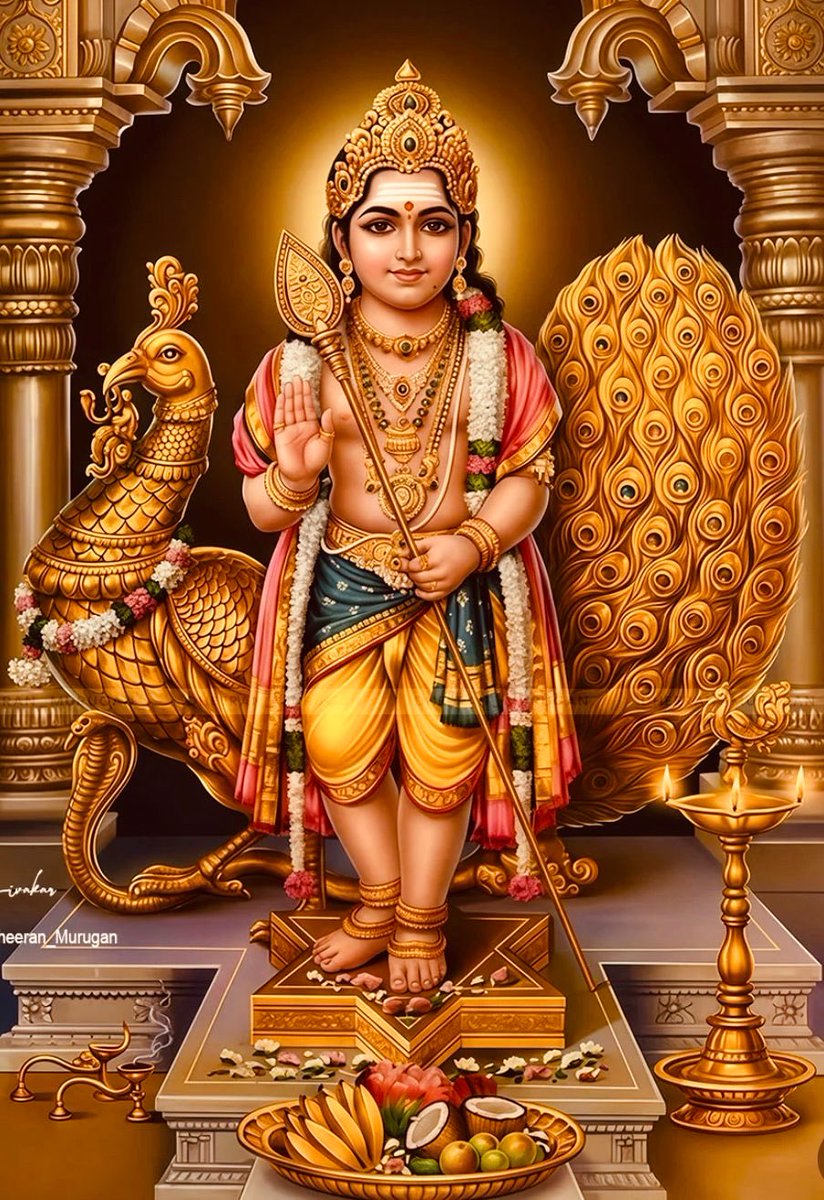 niranjsk22's tweet photo. On this sacred Thaipoosam, may Lord Murugan, the embodiment of valor, wisdom, and divine grace, bless us with strength to overcome obstacles and clarity to walk the righteous path.

As the Vel pierces ignorance and ego, may our hearts be purified through devotion &amp; sacrifice https://t.co/rgSHOlVOJe