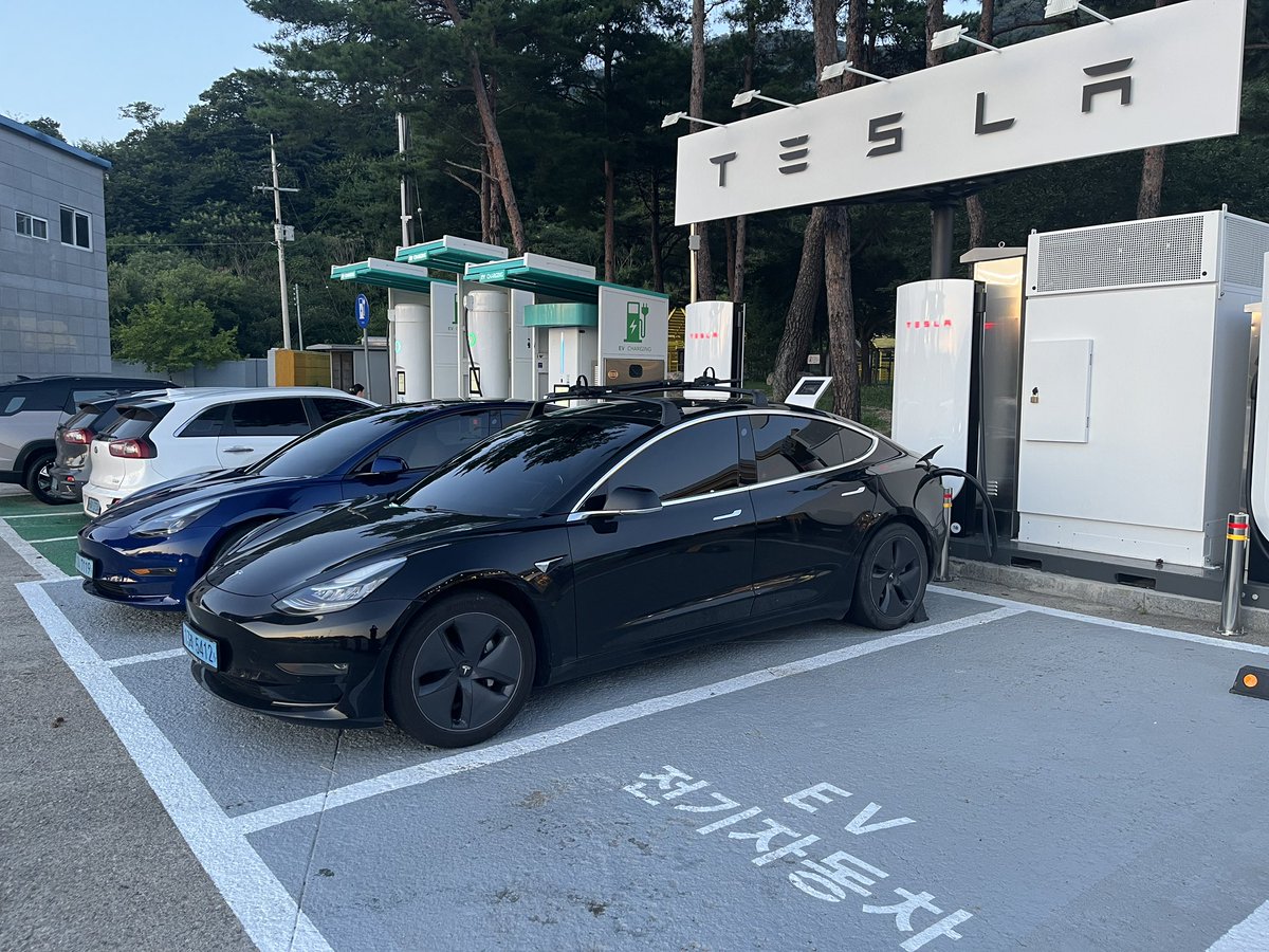 MetaLerner's tweet image. Charging the car. Checking the stocks. Pretending I understand both