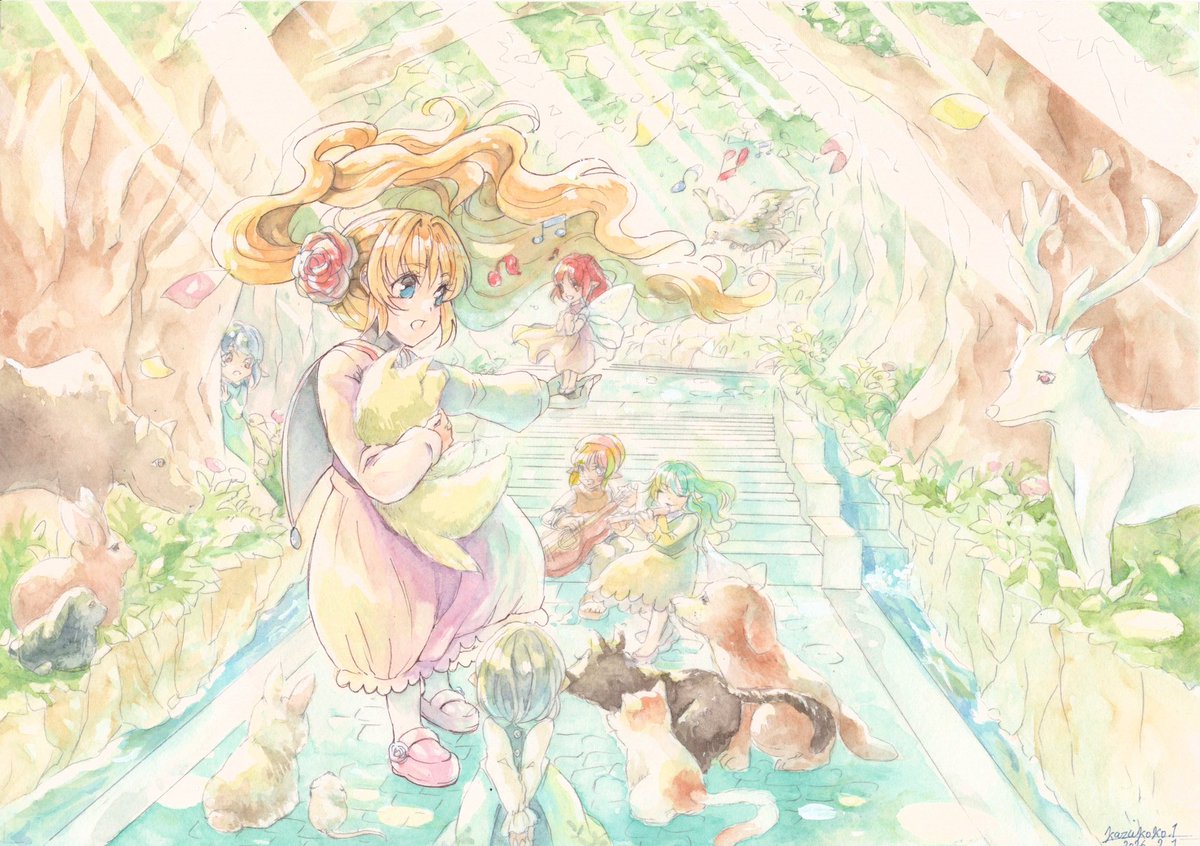 今年の展示のイラストできました。1枚目。
#イラスト　#IYN #絵描きさんと繋がりたい