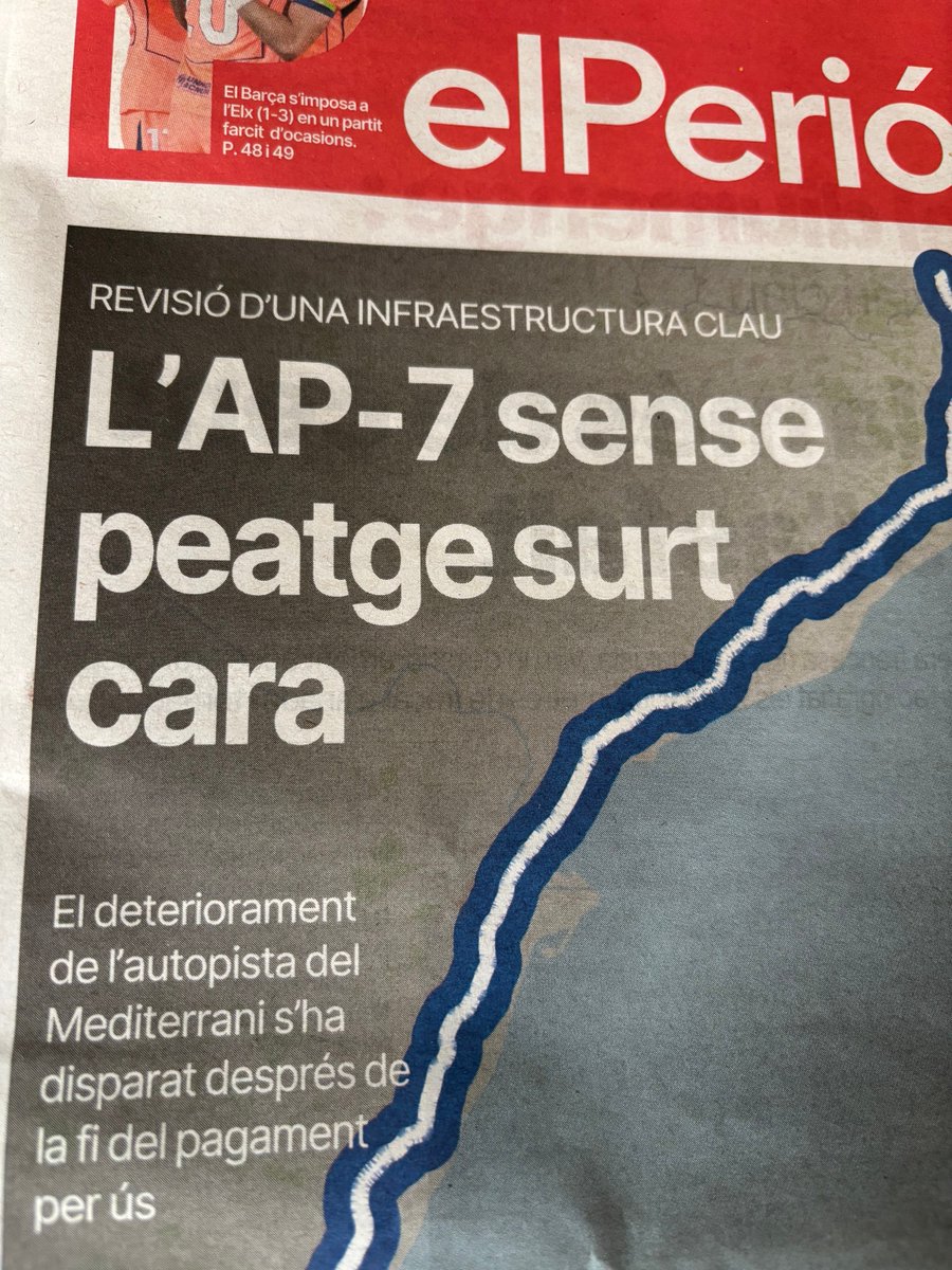 Per desgràcia, era perfectament previsible. És el que passa quan els prejudicis ideològics contra la col.laboració públicoprivada pesen més que el criteri del experts i l’anàlisi rigurosa cost/benefici ⁦<a href="/InstitutCerda/">Institut Cerdà</a>⁩