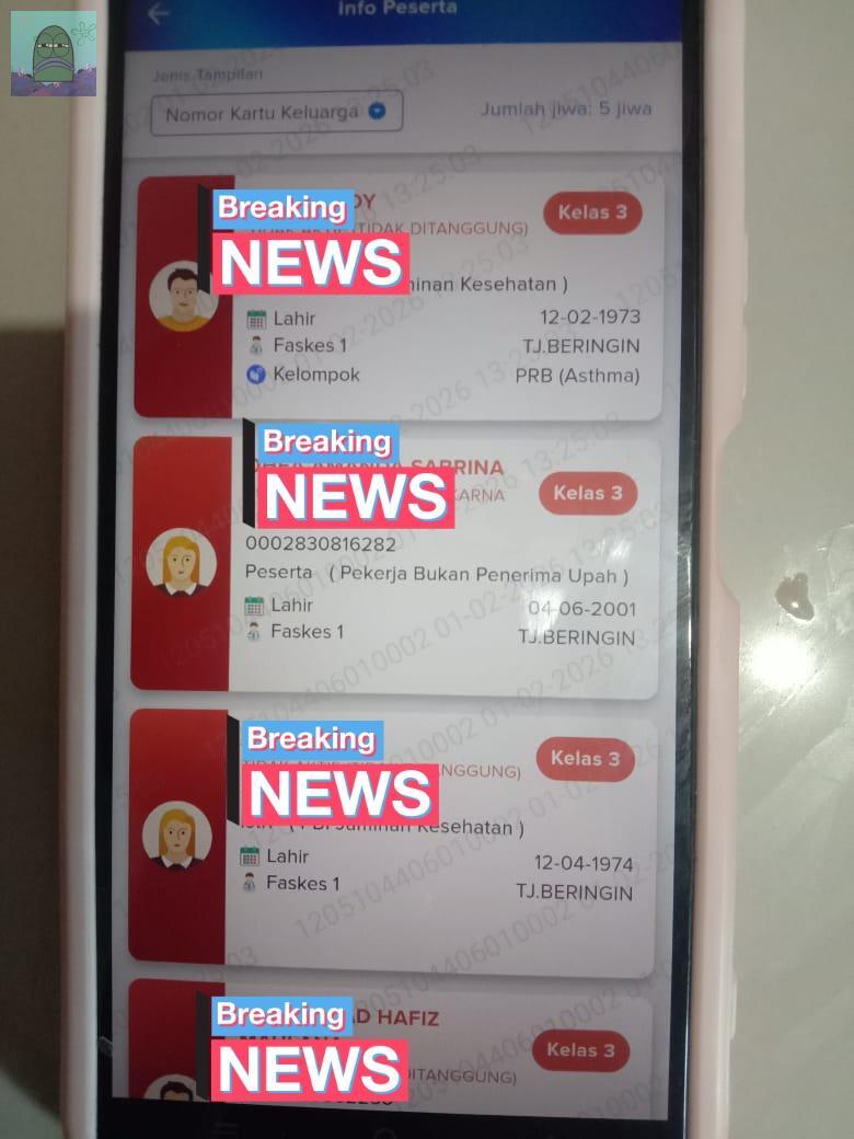 Gaes coba kalian cek BPJS kalian, bapak ku besok mau kontrol tapi tiba tiba nonaktif semua 1 keluarga, bener bener ya allahhh orang lagi sakit jugaaa, tolong bantu ramein tag BPJS dong
Tanyarl