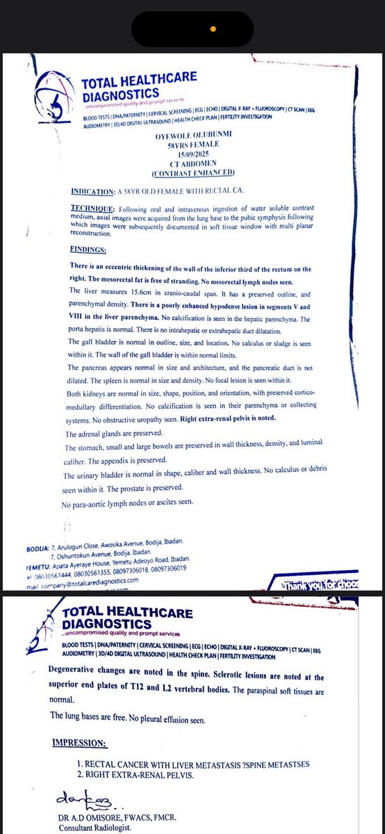 nfxmyy's tweet photo. APPEAL FOR ASSISTANCE, PLEASE REPOST!🙏🏼

We humbly seek your support for Mrs. Bunmi Oyewole, who is currently battling a critical health condition. Her treatment requires a substantial amount of money, running into several millions of naira, which is beyond what she and her family can bear alone. 

We are therefore appealing to all of you who are willing to support her in this trying time to please make a direct donation into her designated account below:

Bank: GTBank
Account Name: Oyewole Gladys D.
Account Number: 0116403666

Please note that no amount is too small. Every contribution will go a long way in helping to save her life and restore her back to good health. Attached below are some proof of payments and medical reports. 

We appreciate your kindness, solidarity, and usual cooperation.
God bless you all.

@Wizarab10 @john322226 @FavorGrace90 @DONJAZZY