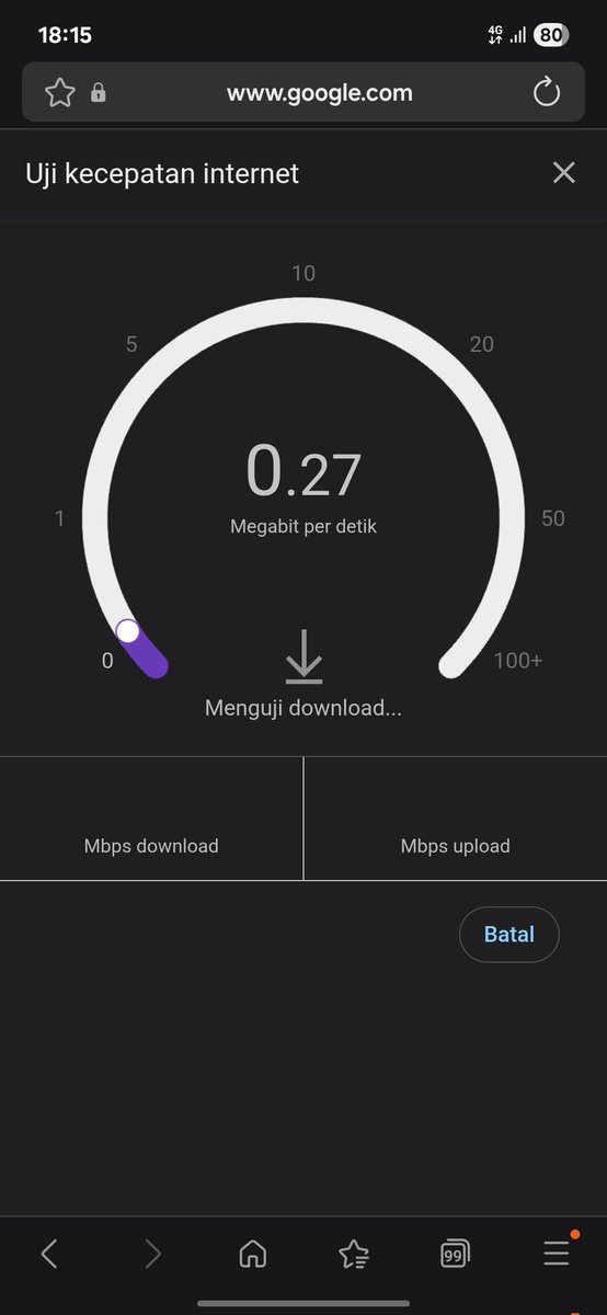simahen's tweet photo. @Telkomsel masak kecepatan internet segini? https://t.co/rcHKm1h8OY