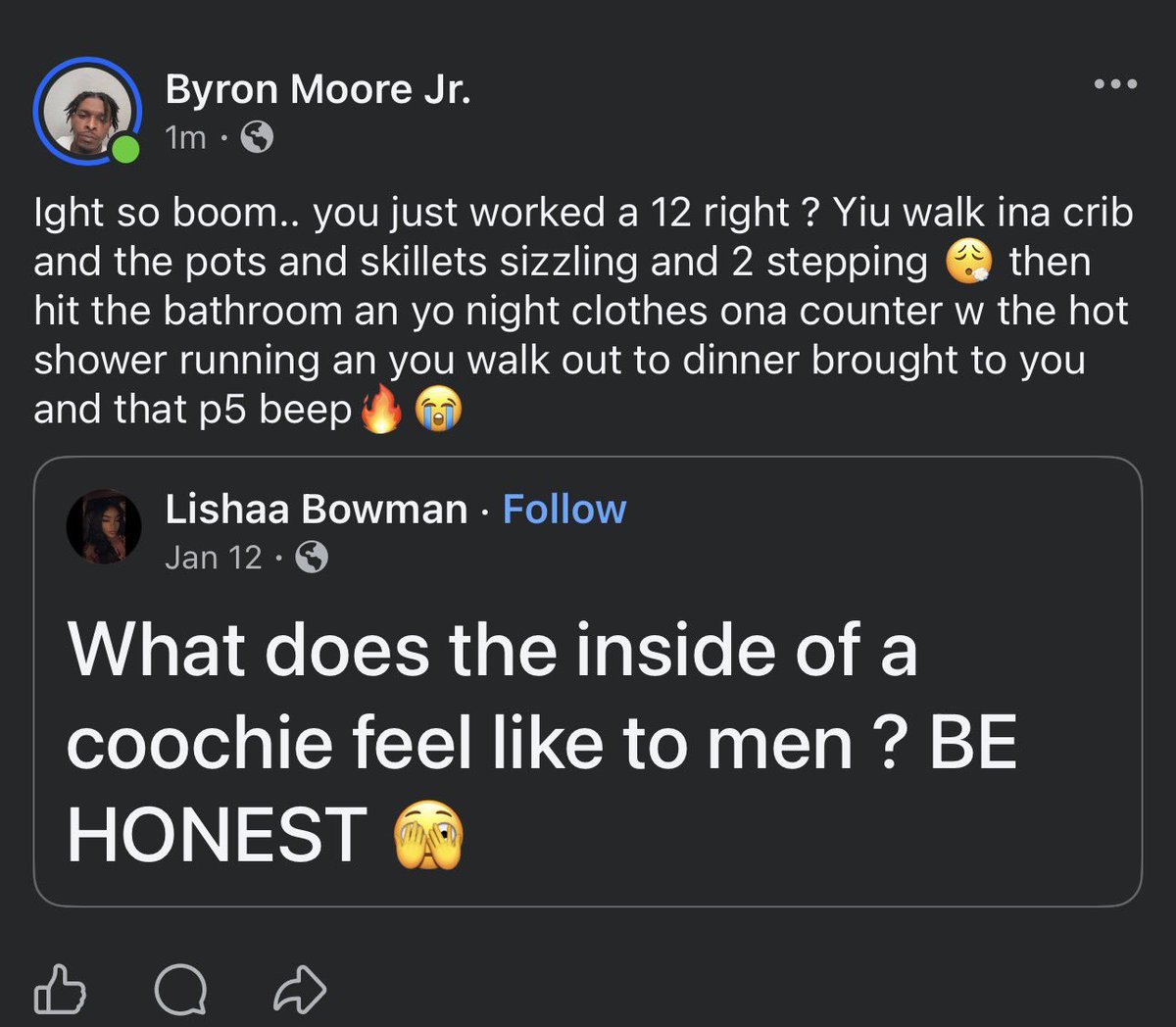 lababyron tweet picture