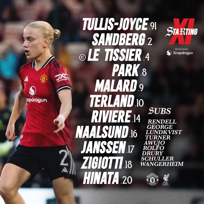 ZS_Voetbal's tweet photo. North West-derby in de Women’s Super League ⚡️
⚽️ Women's Super League: Manchester United - Liverpool
⏰ Vanaf 12:50 uur
🍿 Ziggo Sport 3
#ZiggoSport #WSL #MANULIV https://t.co/AIBzHLBPnd