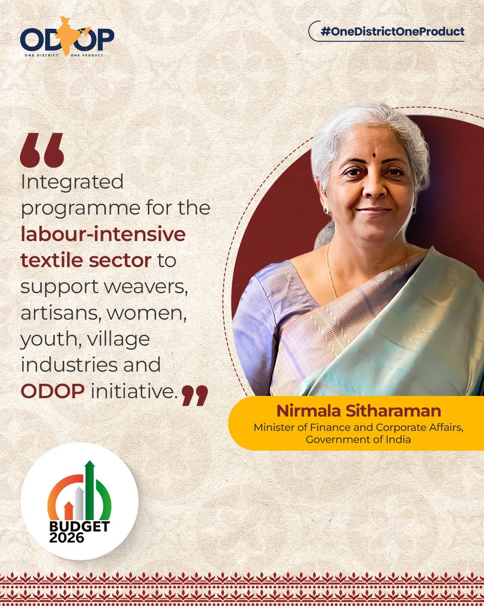 One District One Product tweet media