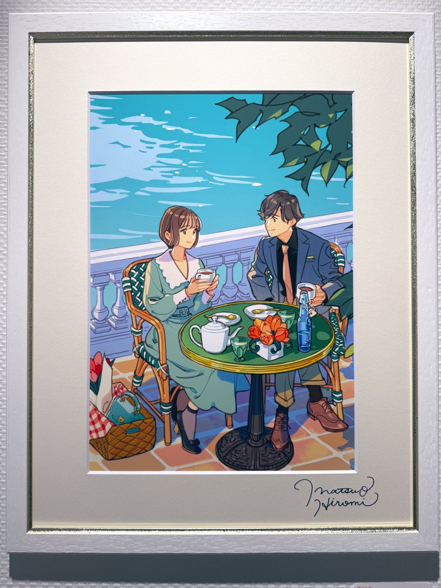 サラ.ミッダ　絵画　サイン入り 最安値】直筆サイン入り レトセトラ レトルト×マツダケン複製原画