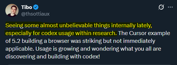 Internal usage tease