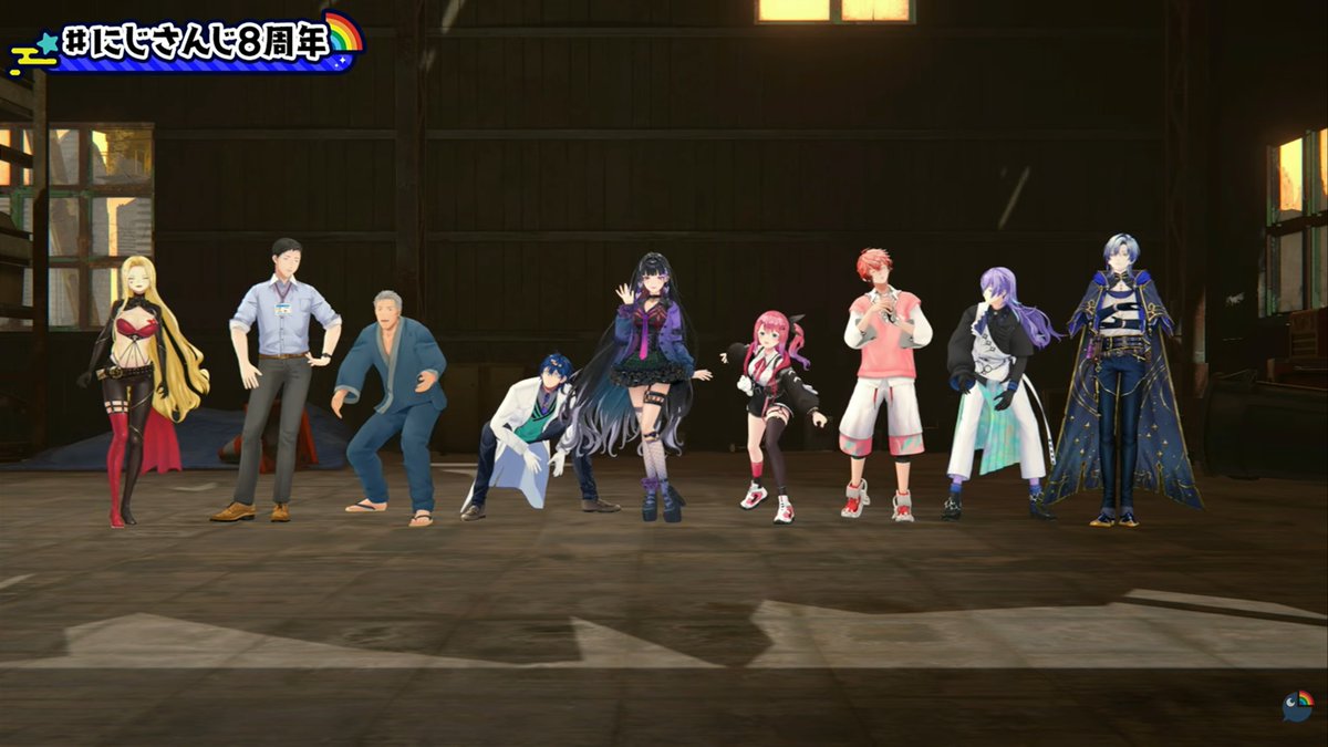 元気だなー＾＾」 #にじさんじ8周年