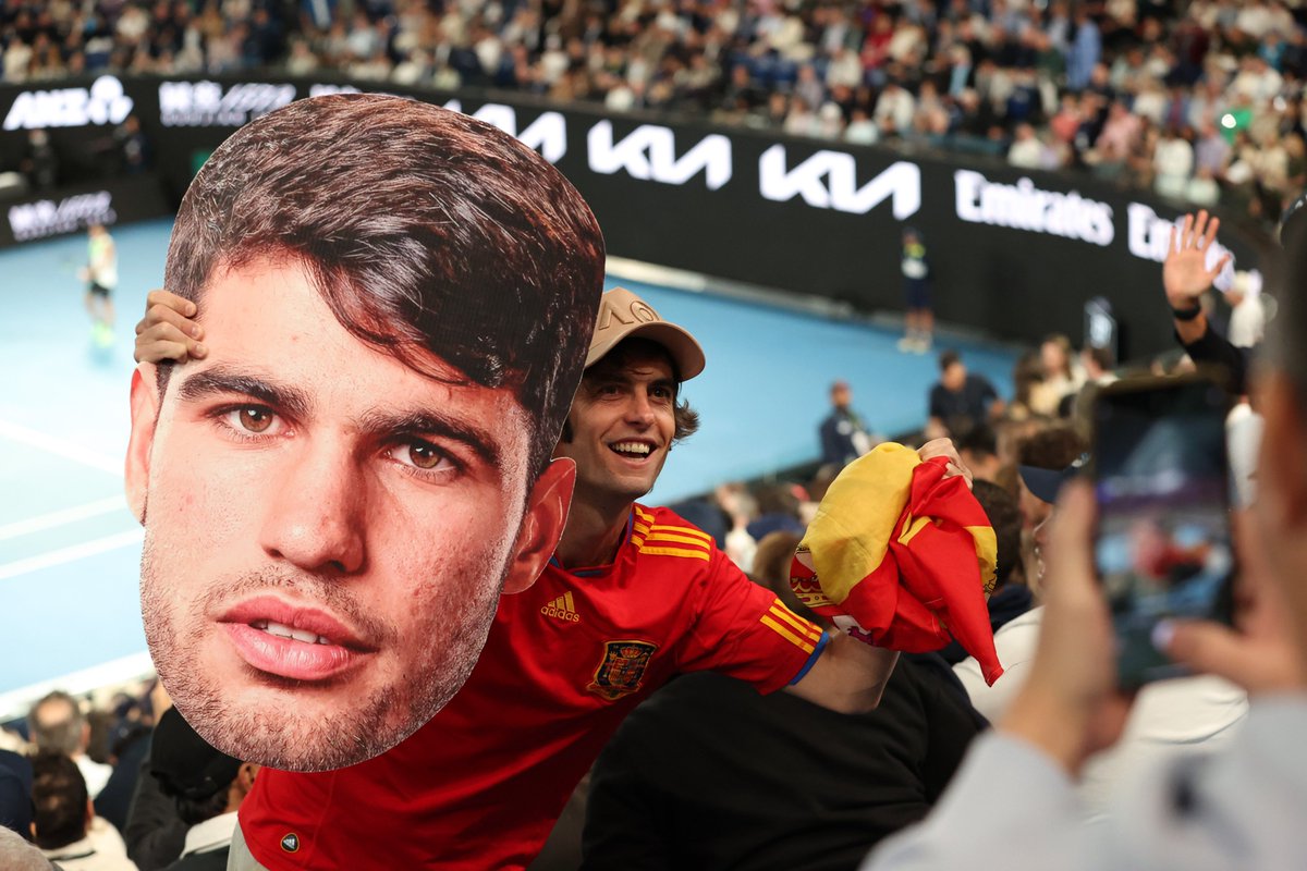 Big Alcaraz energy 🇪🇸

#AustralianOpen | #Alcaraz