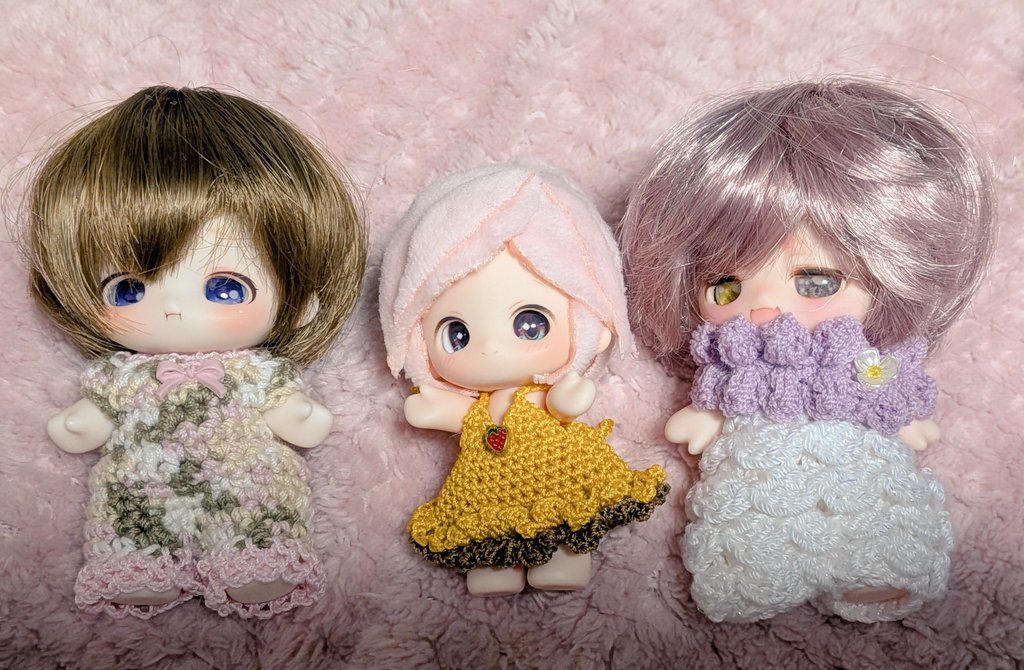 今日の目的の一つでもあるこの子らのお洋服探し とっても可愛らしいお