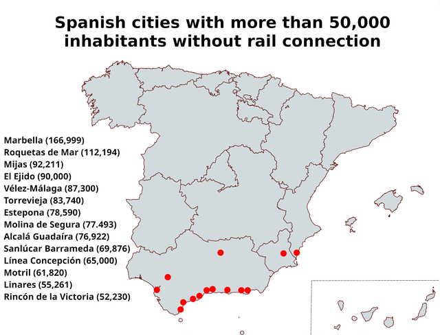 <a href="/UnAndaluz2/">Un Andaluz</a> <a href="/mol_polina/">Pol Molina i Grífols</a> Los puertos y la gente de la costa sin tren, pero el Corredor Mediterráneo (¡Mediterráneo!) a 100km por el interior... O si acaso, por Madrid, que es lo más práctico para conectar Andalucía con Murcia y levante.