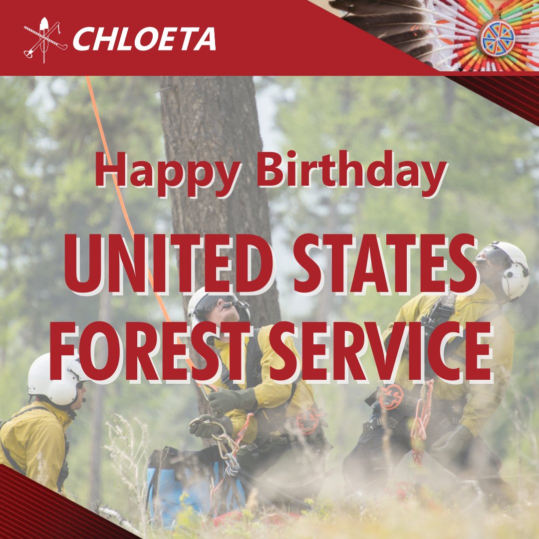 teamchloeta's tweet image. Today we recognize the #USForestService &amp;amp; more than a century of stewardship across national forests, grasslands, &amp;amp; communities nationwide. #HappyBirthday &amp;amp; thank you for your enduring commitment to conservation &amp;amp; public service!

#WildlandFire #TeamChloeta #WorkThatMatters