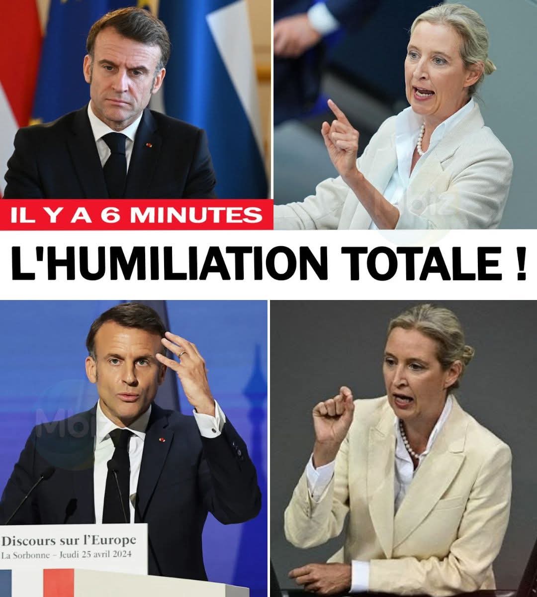 🚨🚨 Urgent #RCWBtv : COUP DE TONNERRE À BERLIN ! 

- ALICE WEIDEL DÉTRUIT MACRON : 

« LA FRANCE EST UN CHAMP DE RUINES AVEC UNE DETTE DE 3200 MILLIARDS ! », L’ÉLYSÉE EN PANIQUE TOTALE, L’EUROPE EN ÉBULLITION ! 

Alice Weidel, co-leader de l'AfD, monte à la tribune du Bundestag