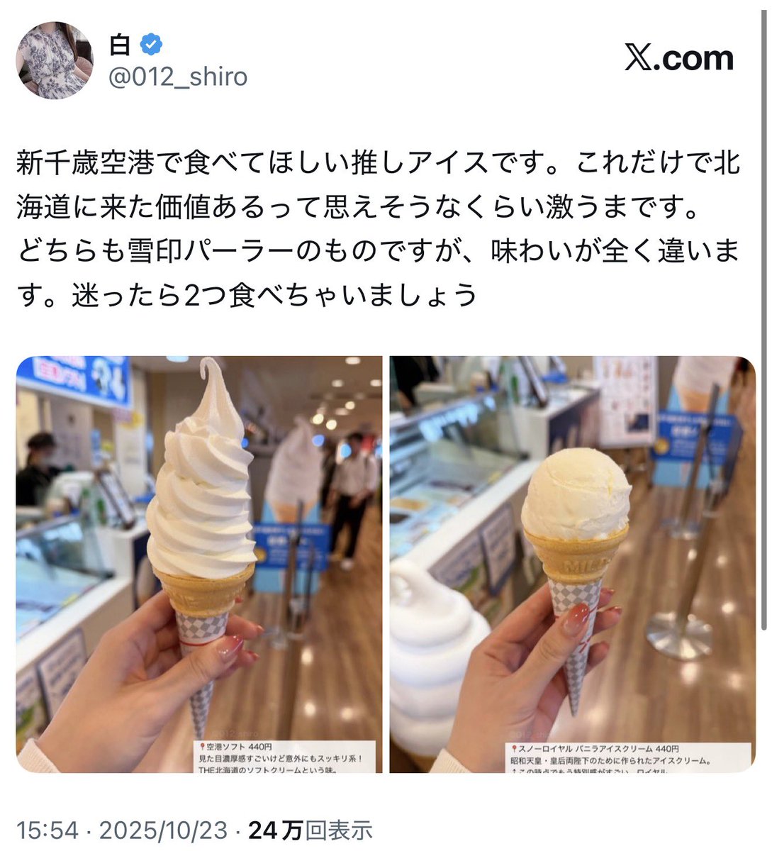 北海道旅行おすすめスイーツ、お土産たち🌨️⊹ ࣪ ˖⟡