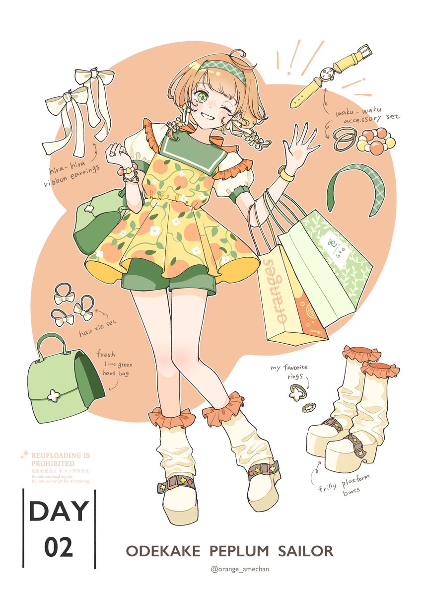 orange_amechan's tweet photo. DAY 02 🌿🍊👢 https://t.co/0pudqd69Rl