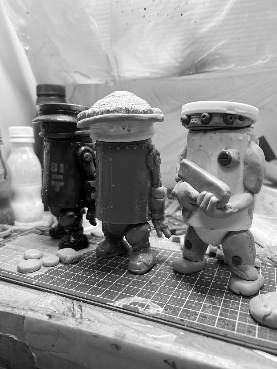 今日の制作もおしまい。 ワンフェスまでにもう少し触りたいものです