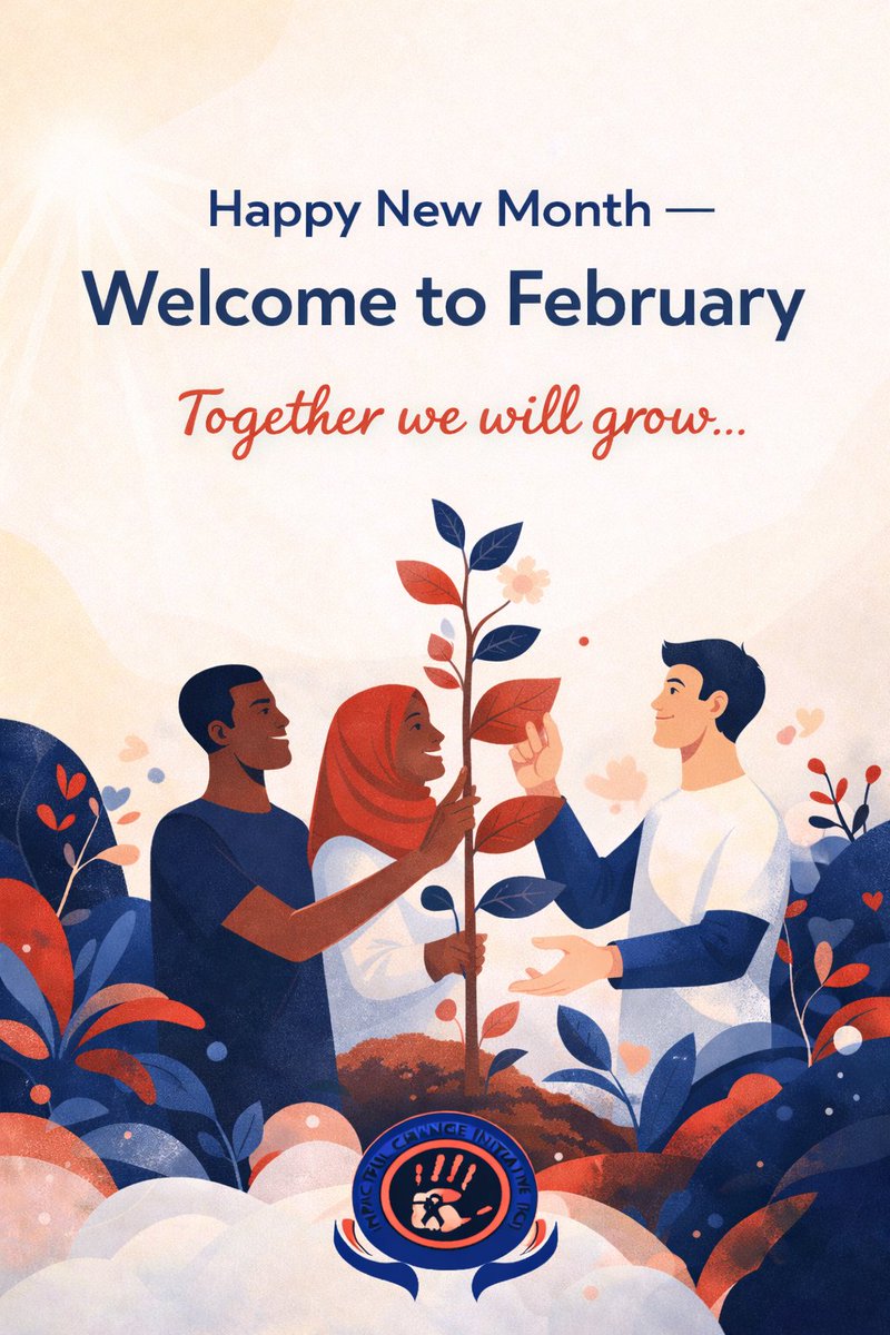 ChangeIci's tweet photo. February is here.
Growth is stronger when it’s shared.
Together, we will grow. 🌱
#HappyNewMonth #WelcomeToFebruary #TogetherWeGrow #ImpactfulChange #ICI https://t.co/P064iw79Fh