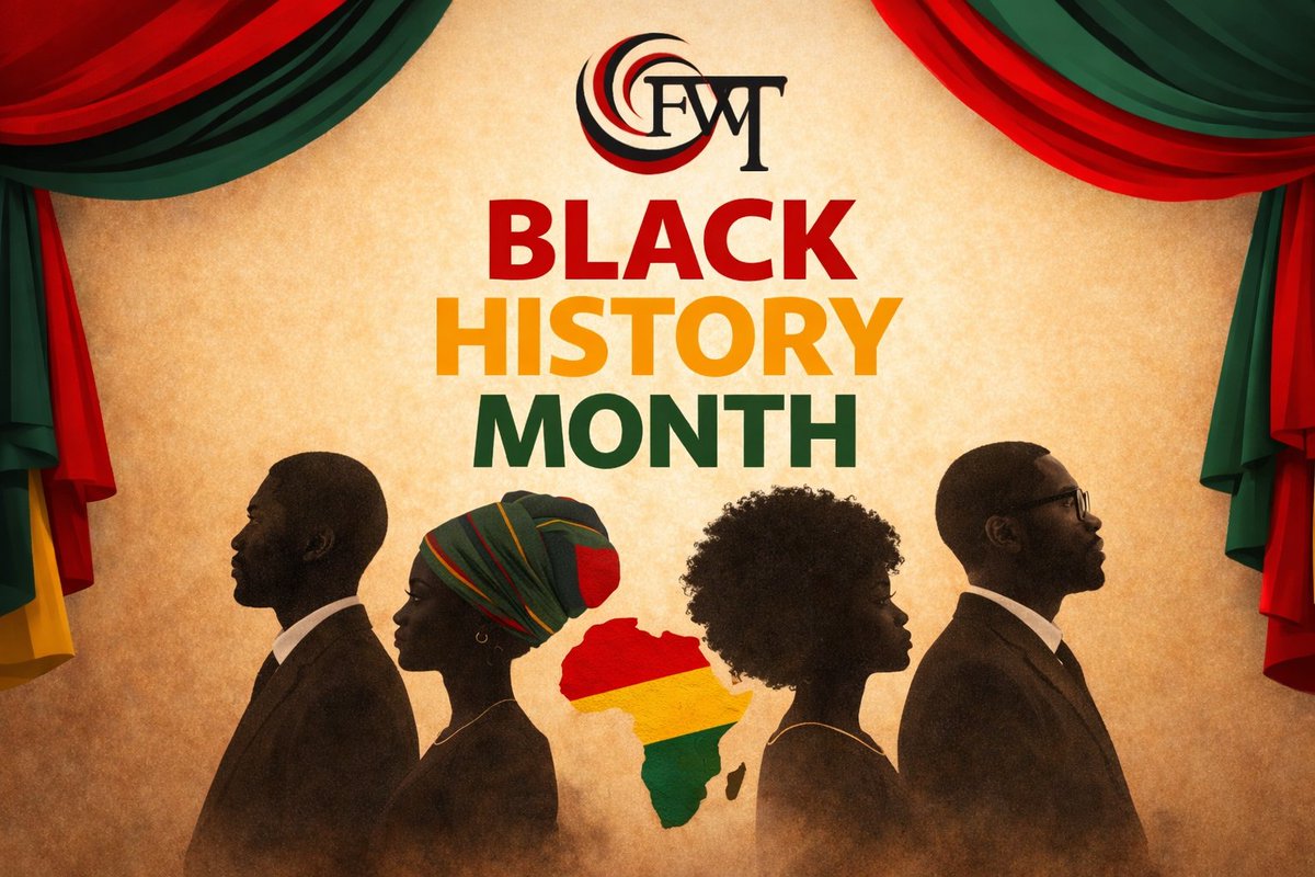 FWTCorp's tweet photo. Celebrating Black Excellence 🖤❤️💛
Honoring the achievements, resilience &amp; brilliance of Black history today and every day. Let’s uplift every voice and continue shaping a future of equity and opportunity for all.

#BlackHistoryMonth #BlackExcellence https://t.co/DKPUsqOOXE