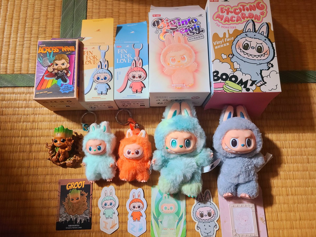 ポップマート　エナジーラブブ　マカロンラブブ POP MART（ポップマート） ラブブ 各種 エナジー マカロン