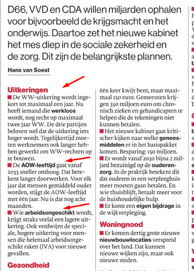 Barbes_NL's tweet photo. Het kabinet Jetten straft mensen voor tegenslag en ongeluk!
WW wordt ingekort tot maximaal een jaar. Maar je moet straks doorwerken tot je 88ste en niemand neemt een bejaarde in dienst. O, en ben je tegen die tijd al helemaal op en versleten? Jammer dan! Had je maar fatsoenlijk dood moeten gaan voordat je de 70 bereikte.
Kunnen we het met z'n allen, over de hele linie, eens zijn dat dit #rampenkabinet zo snel mogelijk moet vallen?