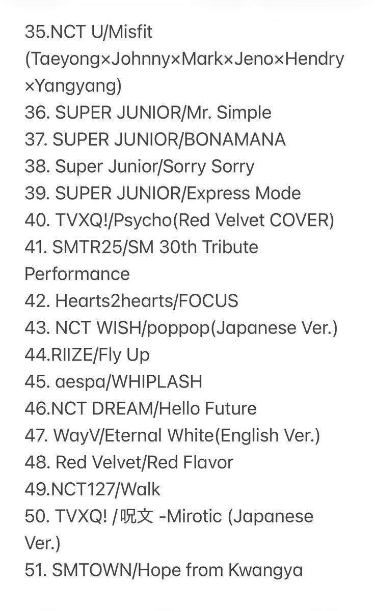 Jiriki_ticket's tweet photo. SMTOWN LIVE 2025-26 in FUKUOKA スムコン福岡2日目セトリ
https://t.co/KZM6voNnaC https://t.co/18NTrV0TGL