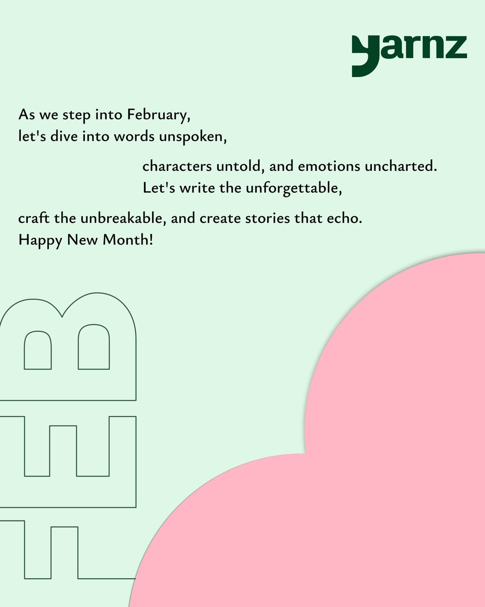 theyarnzmag's tweet photo. We hope you have a wonderful month and can't wait to show you the inaugural issue of #yarnzmag .
#writingcommunity #literature https://t.co/bWq7cNBNnd