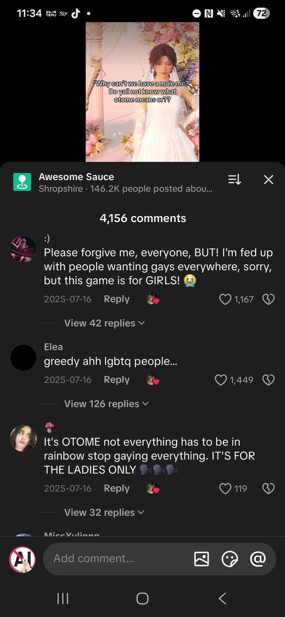 Crowley_NRC's tweet photo. //dont pmo. I know otome games are intended for women, but you won't die from a gender selecter at the start or lesbian rep. https://t.co/5RlHoRuoHp