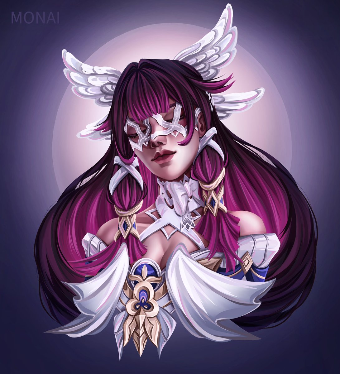 iimMONAI's tweet photo. #Columbina #Genshinlmpact #fanart https://t.co/odf2laSCcO