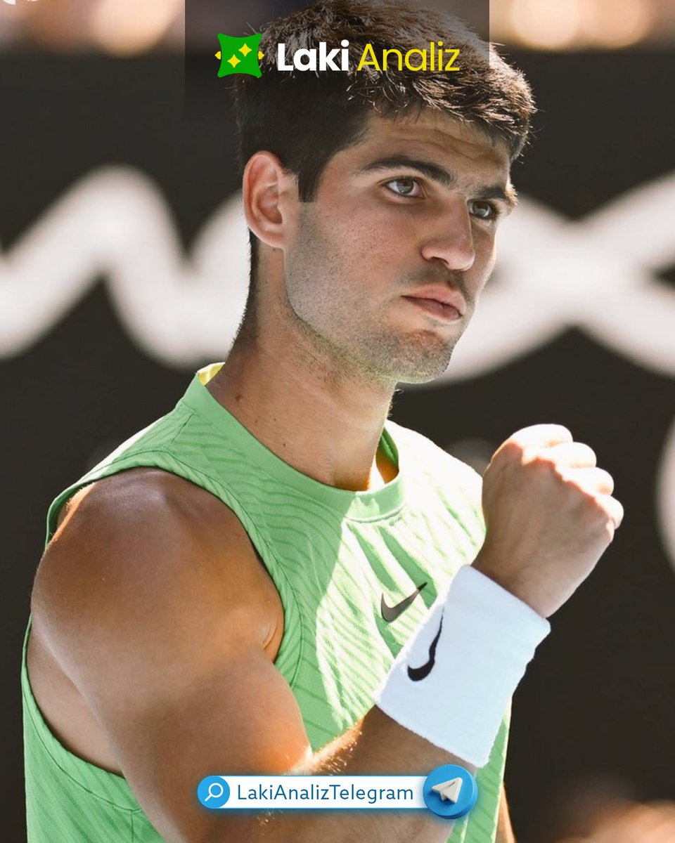 LakiAnaliz's tweet image. Carlos Alcaraz Avustralya Açık Şampiyonu!

Carlos Alcaraz, Avustralya Açık finalinde Novak Djokovic’i 3-1 mağlup ederek turnuvayı şampiyonlukla tamamladı.

Bu zaferle Alcaraz, kariyerine bir Grand Slam şampiyonluğu daha eklemiş oldu.

#GrandSlam #AusOpen #Djokovic #Alcaraz