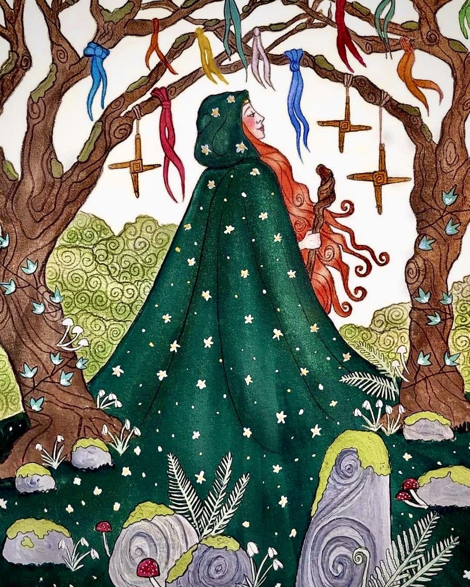 Lá Fhéile Bríde libh go leir! St. Brigid’s Day symbolizes the arrival of spring, hope and the strength of the feminine spirit 🌸