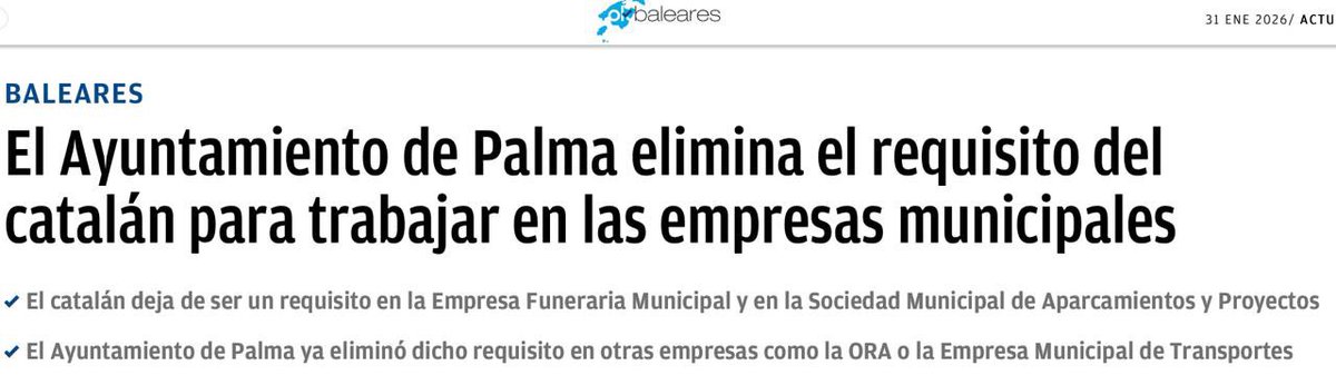 El PP fa servir la llengua com a cortina de fum per tapar el seu racisme.

Però la realitat és tossuda: tota la legislatura han atacat el català a l’escola, a la sanitat i a les institucions.

No és bilingüisme: és catalanofòbia al servei d’un projecte racista.
