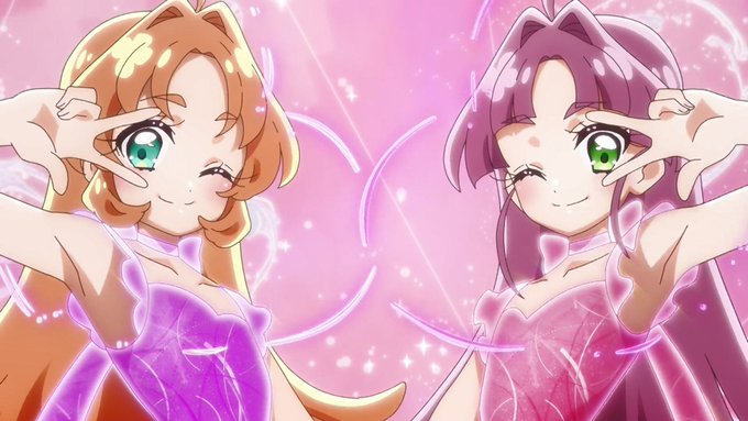 アンサー&ミスティックのバンク全部いいけど特に ・1分40の秒の超ロングバンク ・変身ヒロインモノでも珍しいスゥイング調BGM ・インナー含め細かく変わる中間形態の描写が長い ・流れに緩急をつけるクロスウォークからのブーツ生成