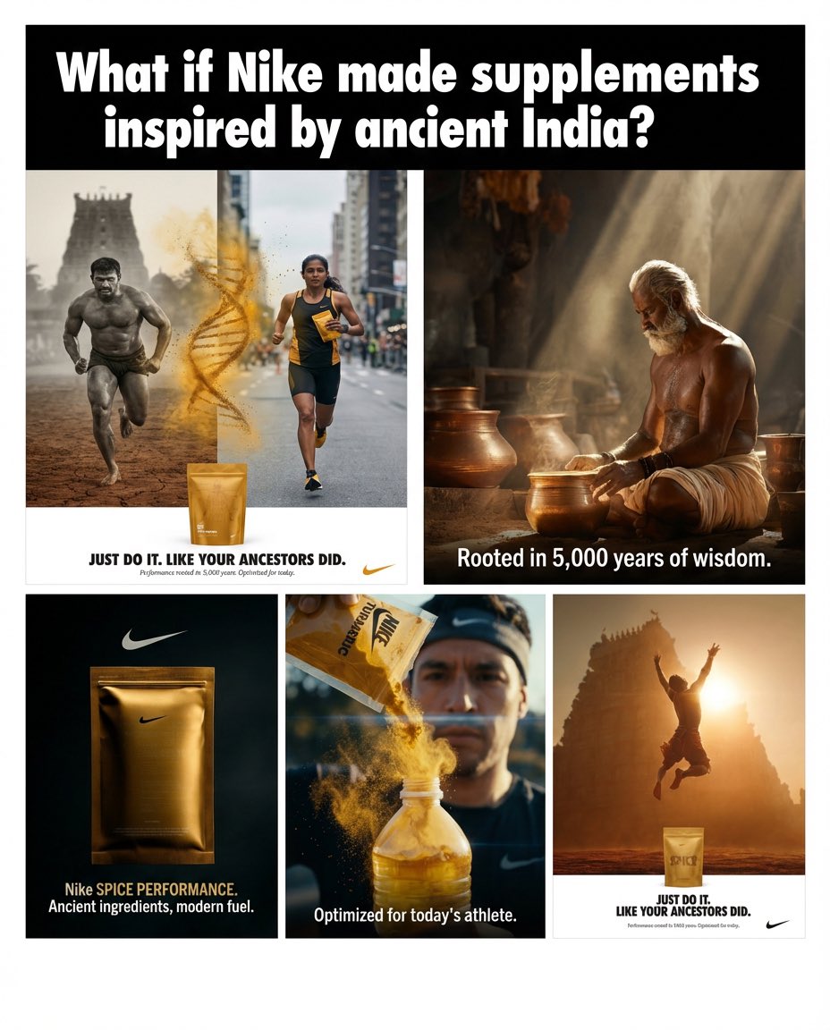 ShantanuTungare's tweet photo. Would we care more about our ancient supplements if Nike branded them? https://t.co/pule6rCoMY