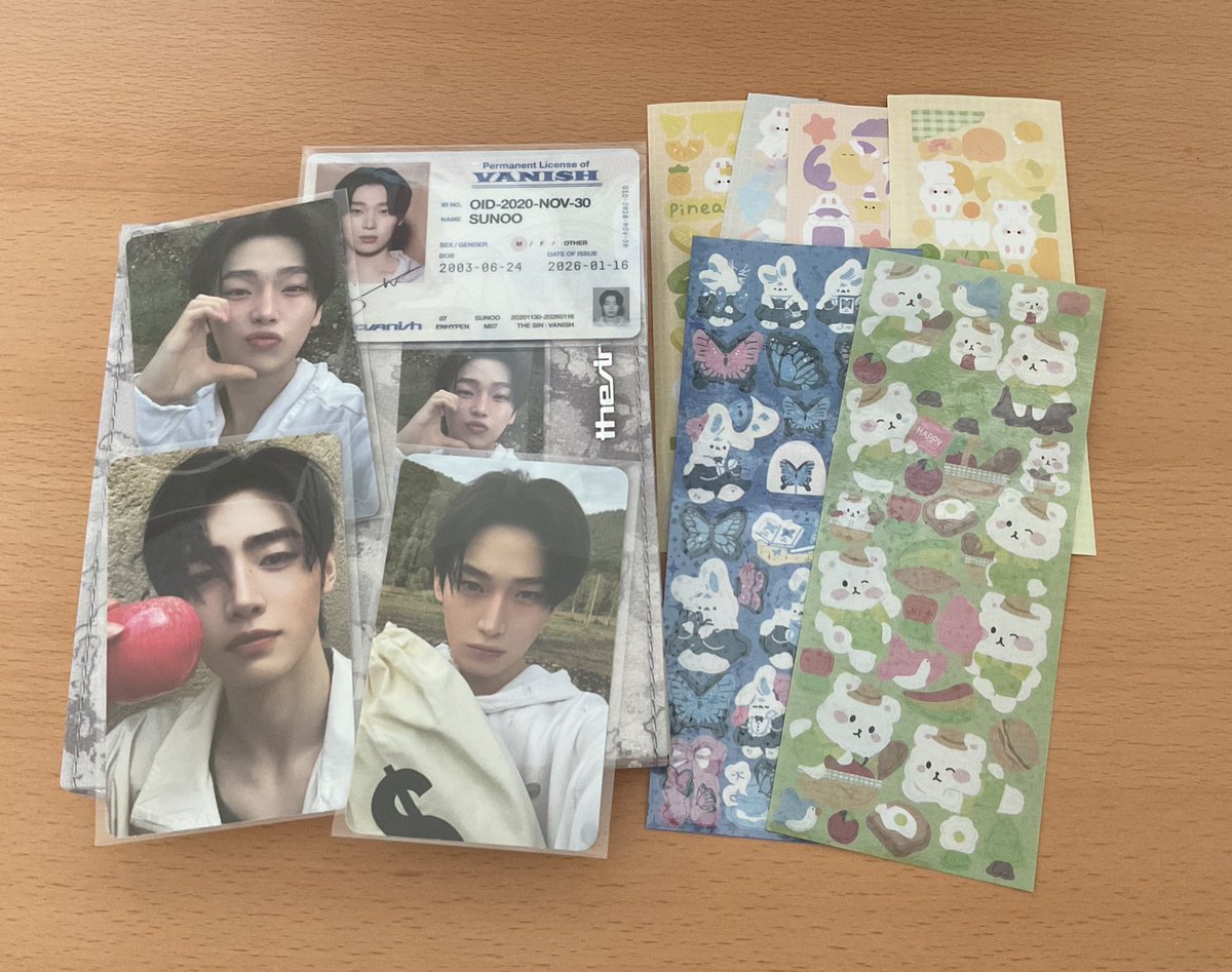 iamhy2004's tweet photo. ได้รับบั้มน้องซอนอูแล้วค้าบ ขอบคุณสำหรับสติกเกอร์น่ารักๆด้วยนะคะะ 🤲😍🩷
#mieerv https://t.co/zyF2ZNw66o