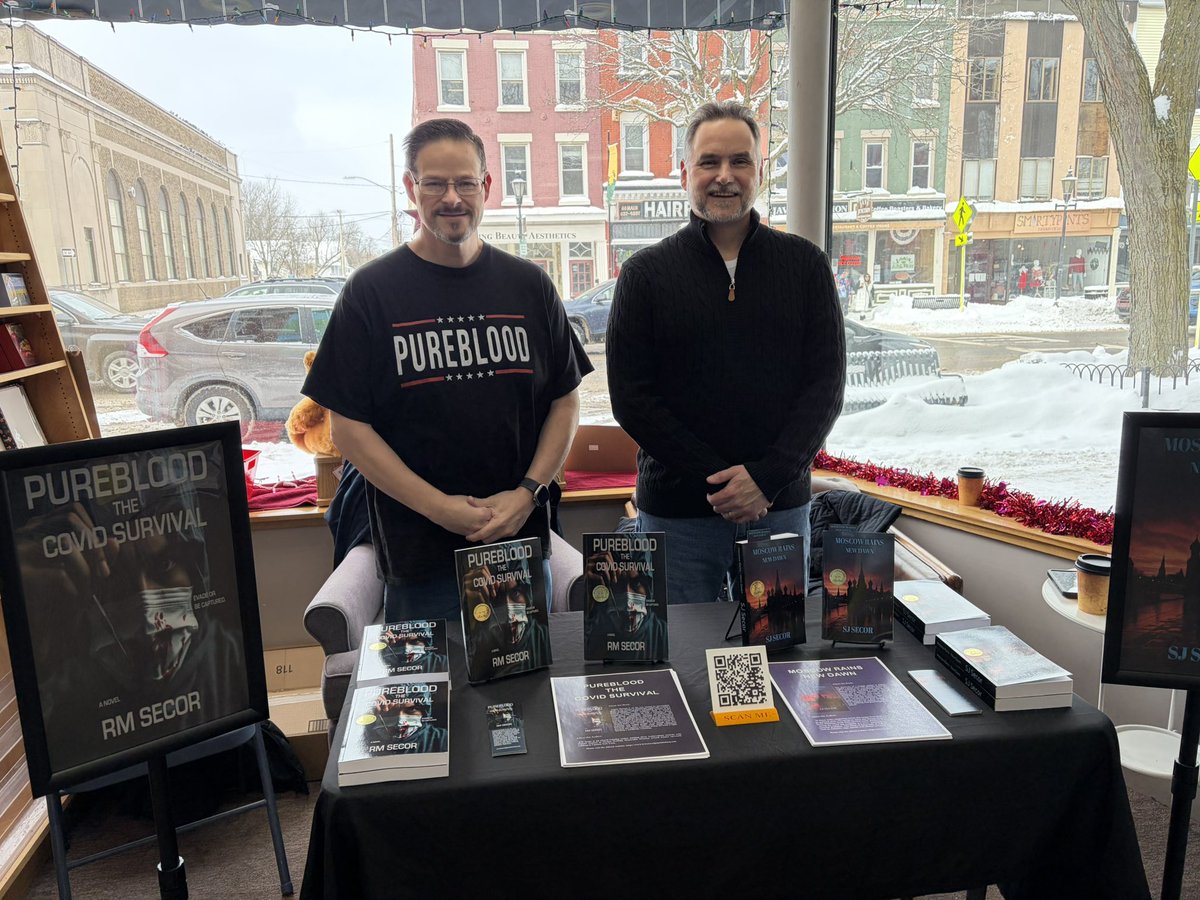 AuthorRMSecor's tweet photo. #WritingCommunity Had a great book signing with sibling author on latest books. Even had the pleasure of signing an older book of mine that was brought in. https://t.co/PMgnsagPL2