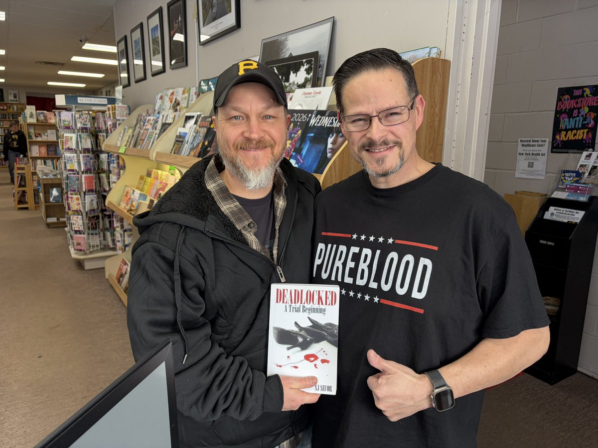 AuthorRMSecor's tweet photo. #WritingCommunity Had a great book signing with sibling author on latest books. Even had the pleasure of signing an older book of mine that was brought in. https://t.co/PMgnsagPL2