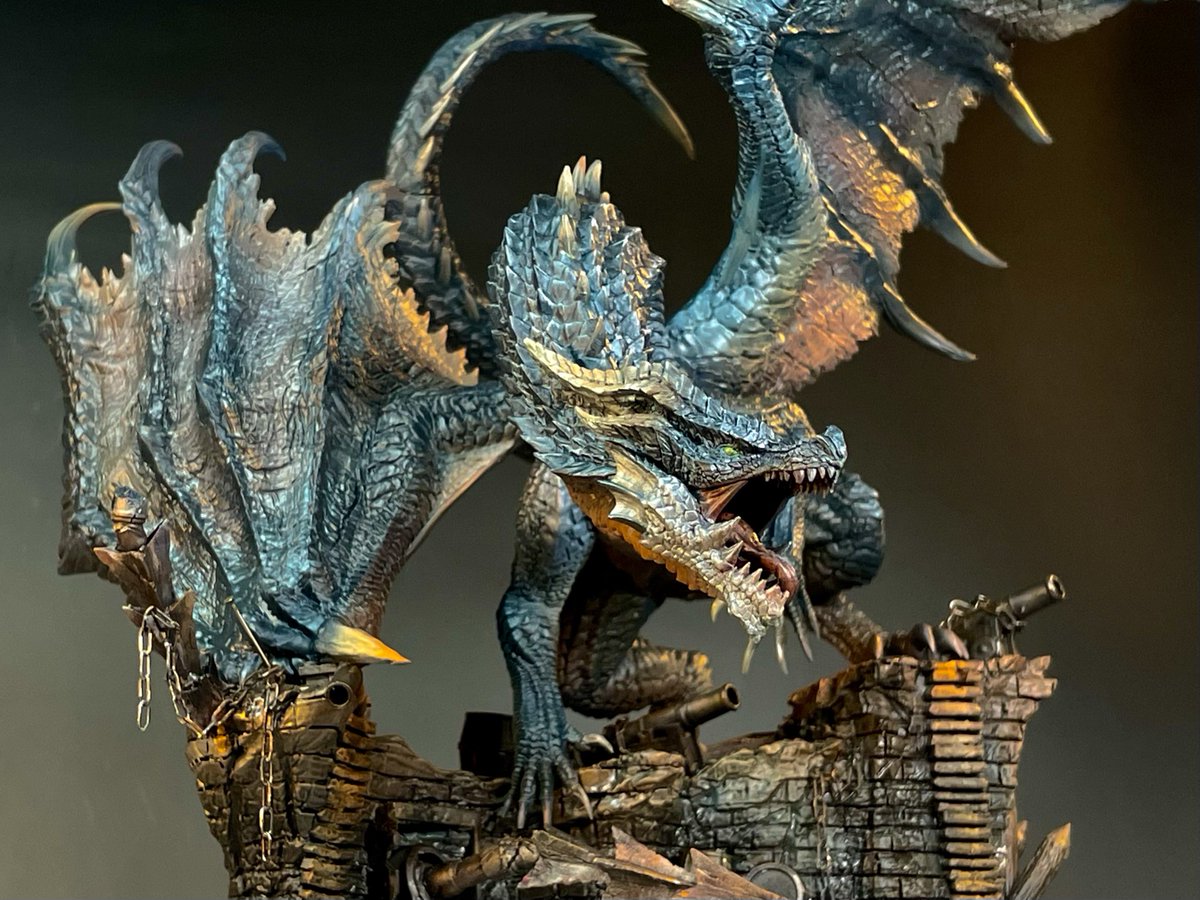 masamune_MHF's tweet photo. 【黒龍 ミラボレアス】完成しました！！
2/8(日) #WF2026W にてガレージキット販売予定です！

価格 35,000 円
卓番【5-17-11】M.M modeling
未塗装未組立の3D出力品キットです！
よろしくお願いします！！🙏
#WF2026W #WF2026Wおしながき #モンハン https://t.co/WcoMNzG1Vl