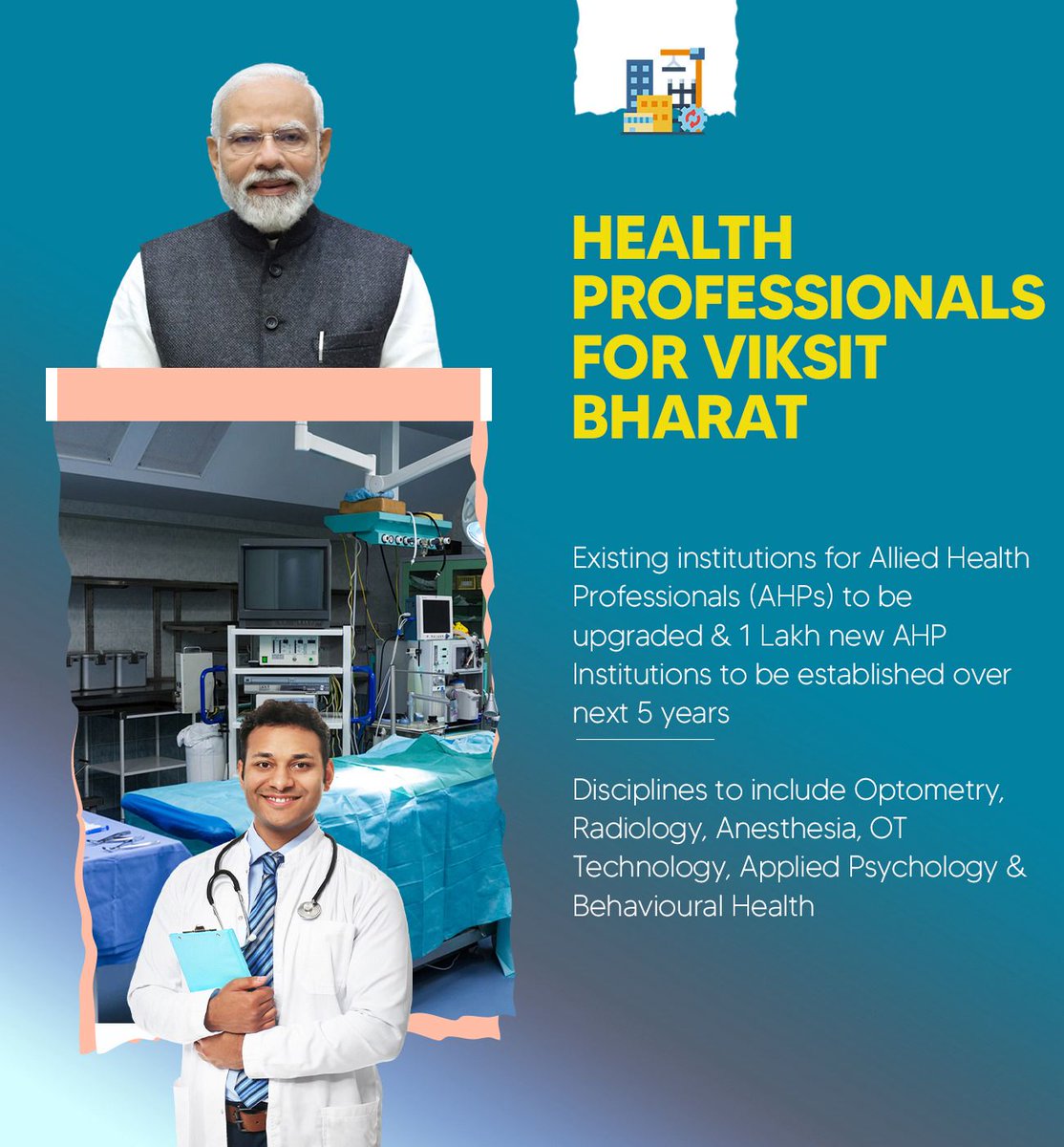 Health Professionals For Viksit Bharat

<a href="/narendramodi/">Narendra Modi</a> <a href="/nsitharaman/">Nirmala Sitharaman</a> 
#BudgetForViksitBharat #ViksitBharatBudget