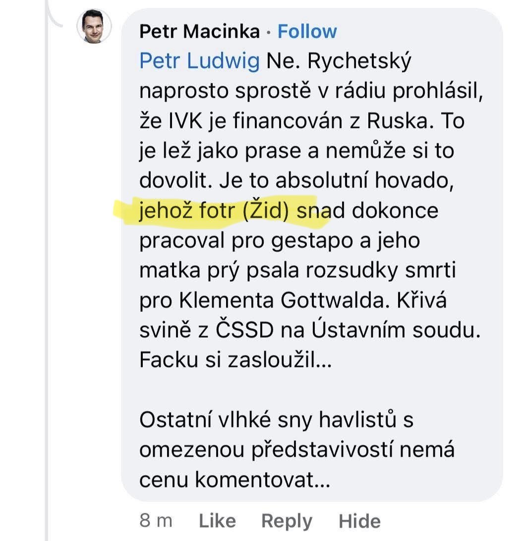 ervinhroch's tweet photo. ... jde to dál. Ani za tohle se omluvit  nehodlá...🤮🤮🤮🤮 https://t.co/lVQnVQr9f4