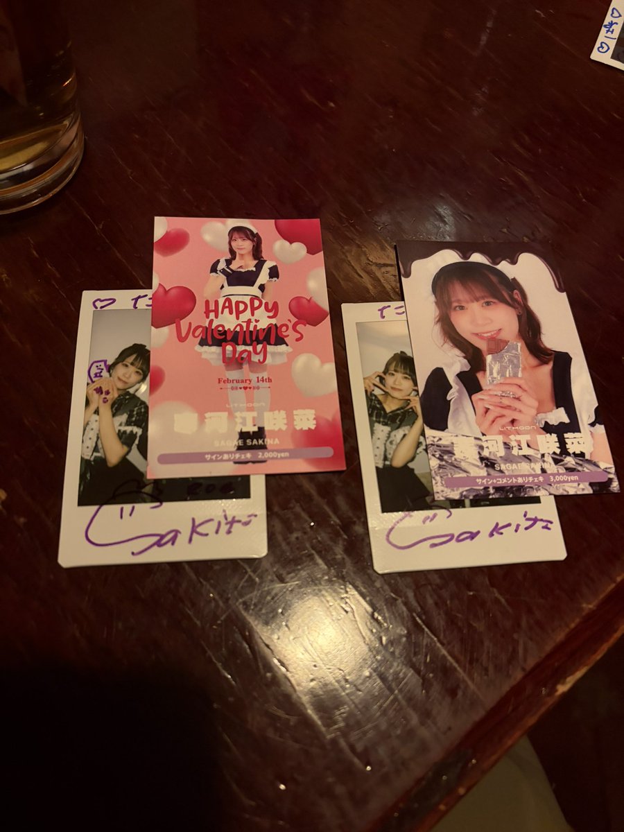 2/1 TOKYO GIRLS GIRLS extra!!! 2月のチェキがあまりにもかわゆいので