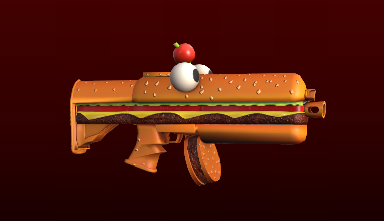 nhurph72's tweet photo. Burger Gun 

#Roblox #RobloxDev #RobloxDevs #Guns https://t.co/IJH7rGxvVh