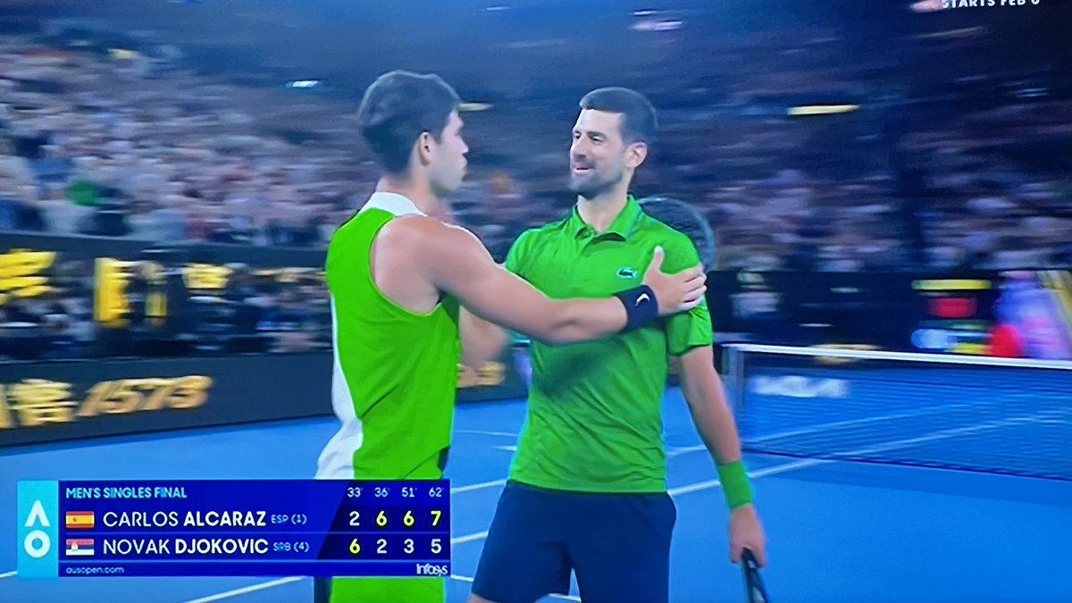 MTVDancer's tweet image. What an amazing Mens Single Final. 🎾

Congratulations Carlos Alcaraz on winning the Australian Open Championship.

Novak Djokovic always a brilliant player and gentleman. Played an excellent game, but not your night. 🎾💙

@AustralianOpen #AusOpen #AO2