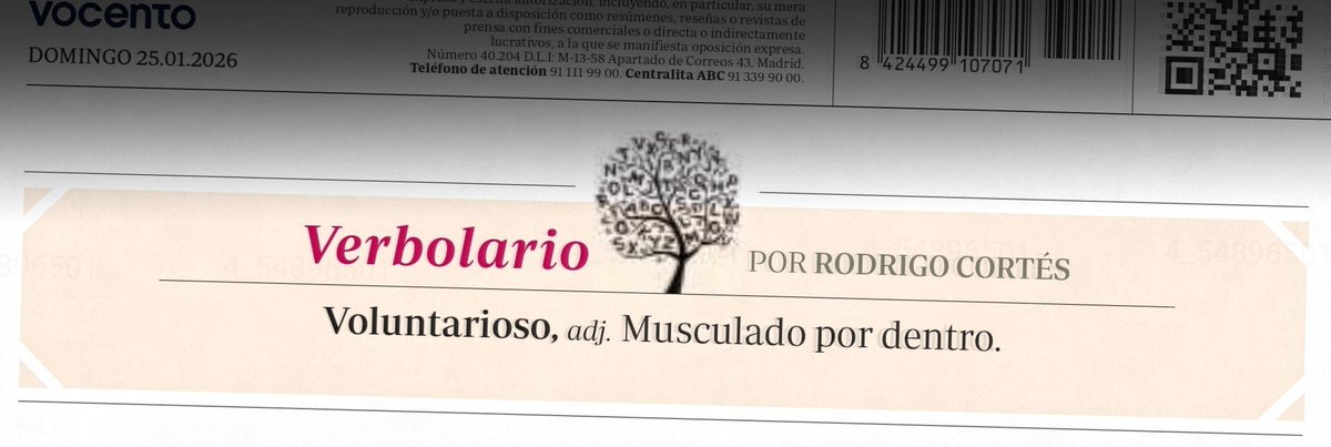 «Voluntarioso»; 25/ene/2025: voz n° MMMDCCCIX <a href="/rodrigocortes/">Rodrigo Cortés</a>